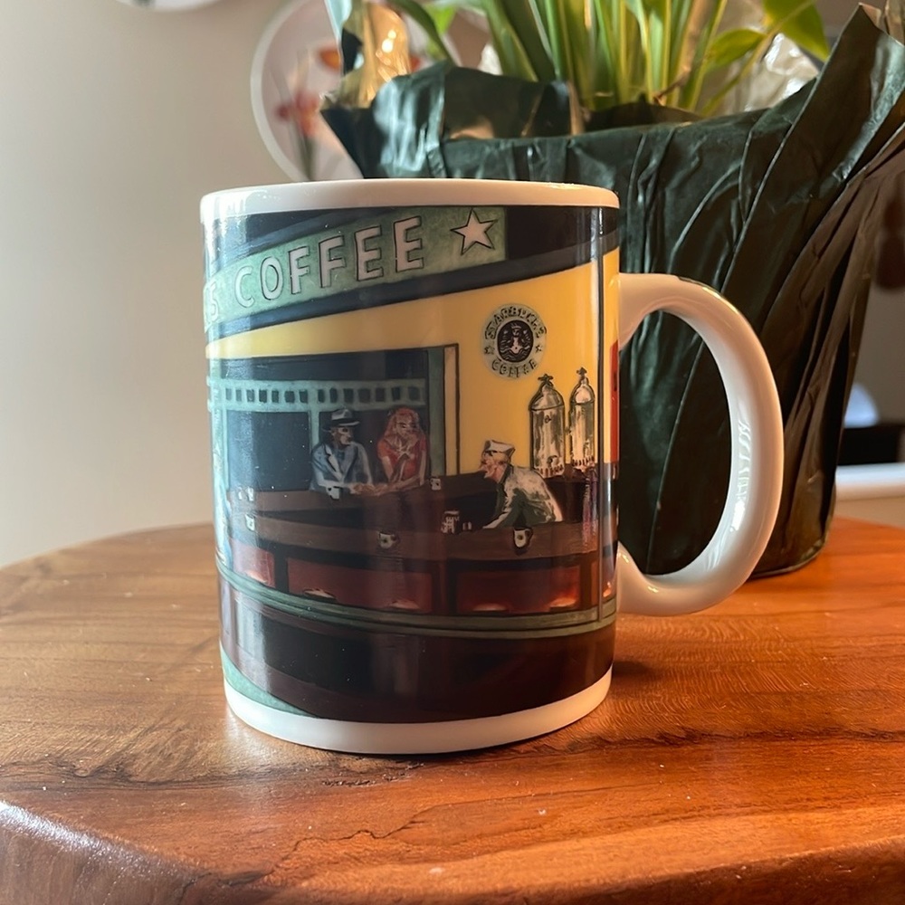 Starbucks Nighthawks Inspired Diner Mug